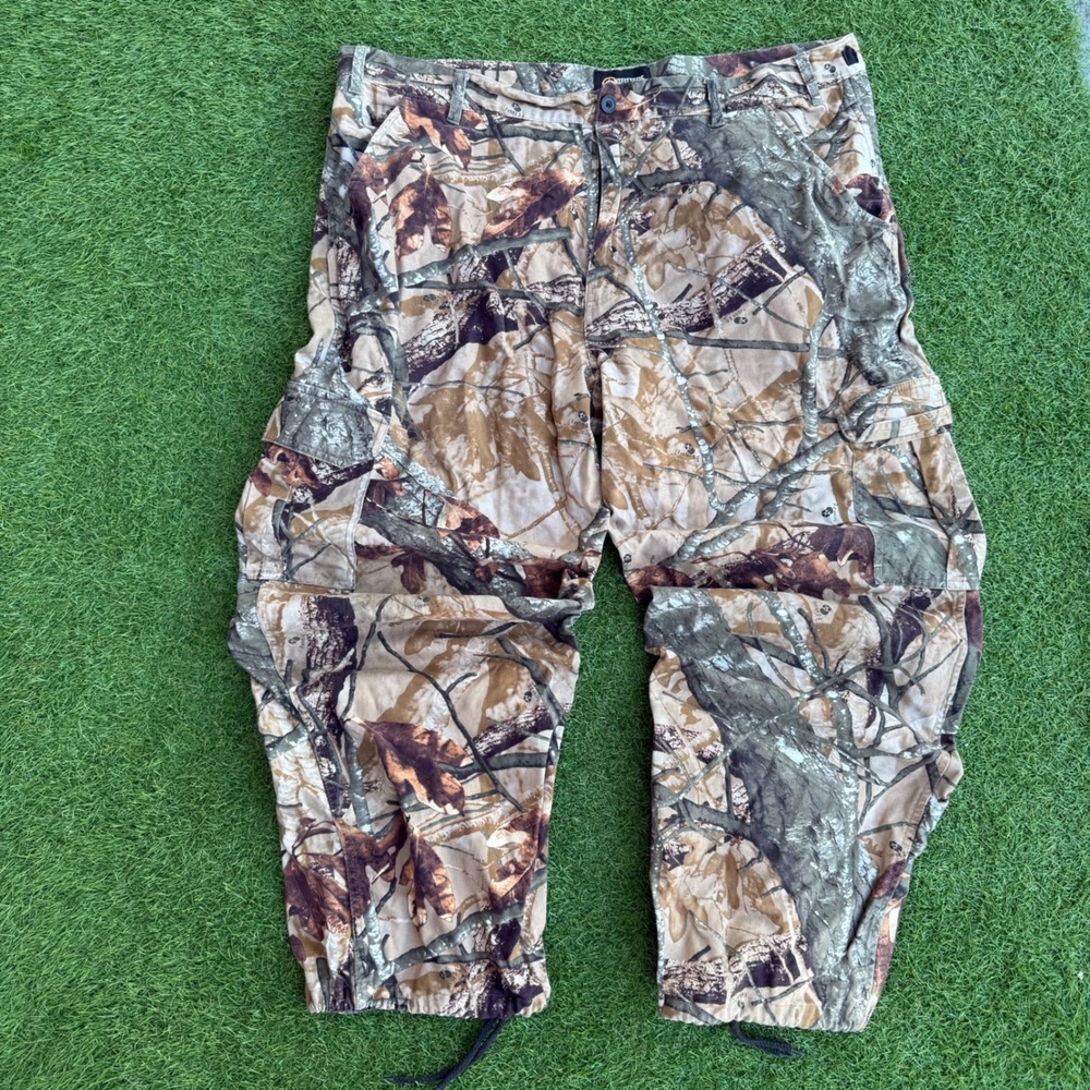 Vtg Outfitters Ridge Camo Cargo Pants Mens Size 2XL Hunting Outdoor Gorpcore